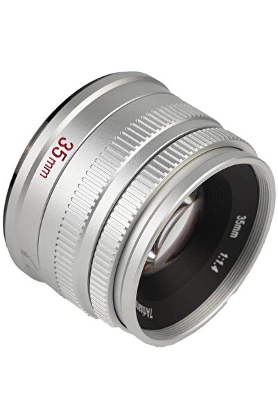 7artisans Obiectiv argintiu 35mm F1.4 pentru montura FujiFilm FX