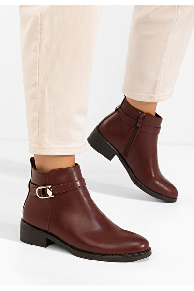 B T Shoes Ghete dama Paloria grena