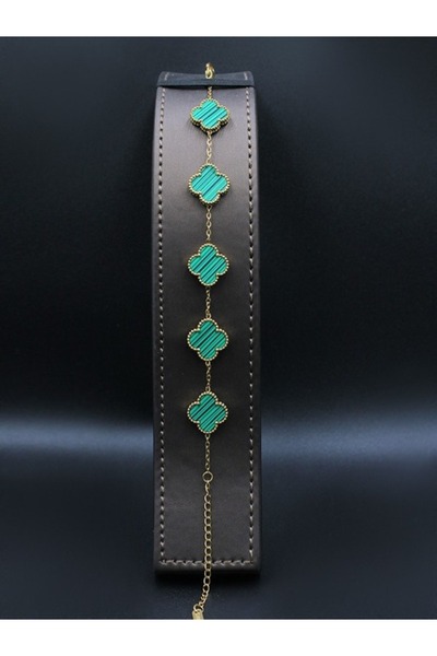 Klif سوار مطلي ذهب فان كليف ستانلس ستيل