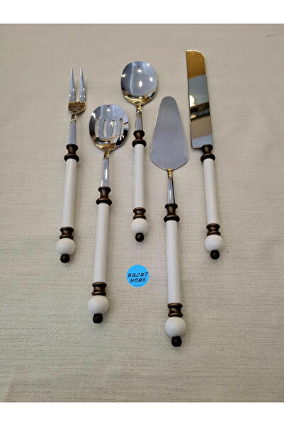 BULUTHOMEAKSESUAR 5 Piece Porcelain Service Set Antique