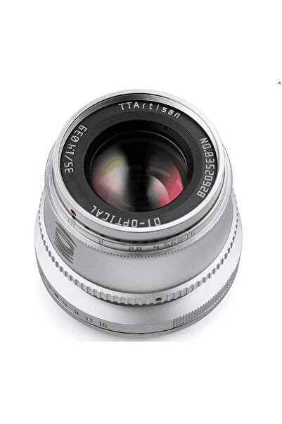 TTArtisan Obiectiv argintiu 35mm F1.4 pentru montură Sony E