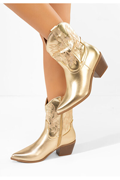 B T Shoes Kerry gold ladies' shoes