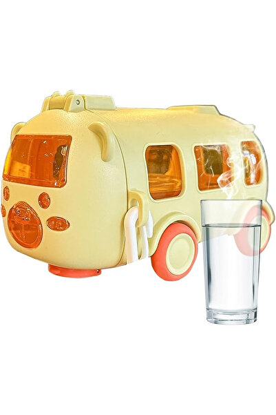 KTT زجاجة ماء على شكل حافلة، منتج عملي بتصميم أنيق