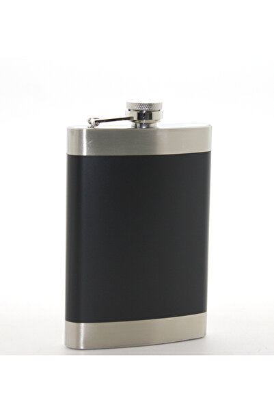 KTT Stainless Steel Single 9 oz Flask Black Color Stylishly Designed Functional Product