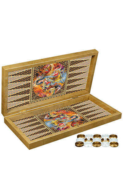 KTT Specially Designed Hatem Backgammon Stylishly Designed Functional Product