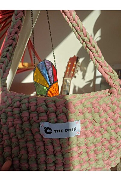 The Chin Hand Knitted Baguette Bag