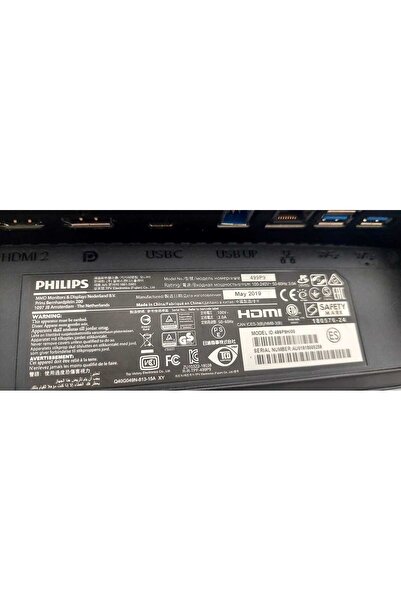 Philips 499P9H/00 49" 5K 32:9 SuperWide DP HDMI USB-C Kavisli Monitör REFRUBISHED