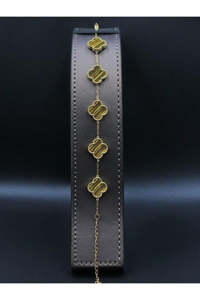 Klif سوار مطلي ذهب فان كليف ستانلس ستيل