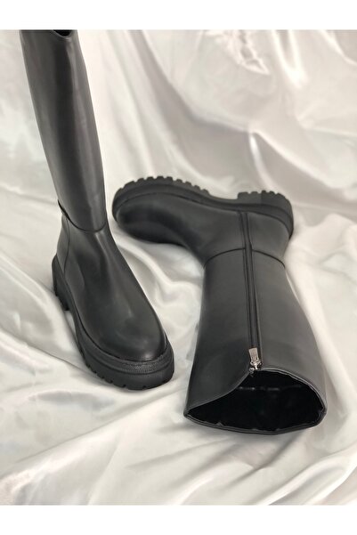 Hg Ayakkabı FELICIA ΜΑΥΡΕΣ ΜΠΟΤΕΣ 4 εκ. ΚΑΘΗΜΕΡΙΝΕΣ