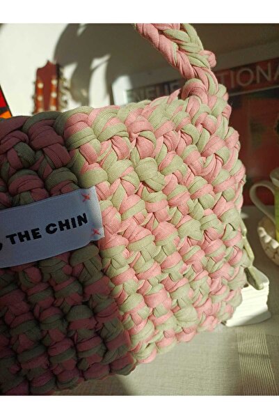 The Chin Hand Knitted Baguette Bag