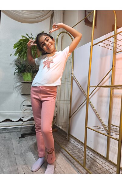 Şimo Butik Κοριτσίστικα κολάν χειμερινά βαμβακερά επένδυση fleece ελαστική μέ...