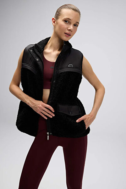 Ellesse With Logo Regular Fit Mock Neck Fleece Vest Vest Ef545