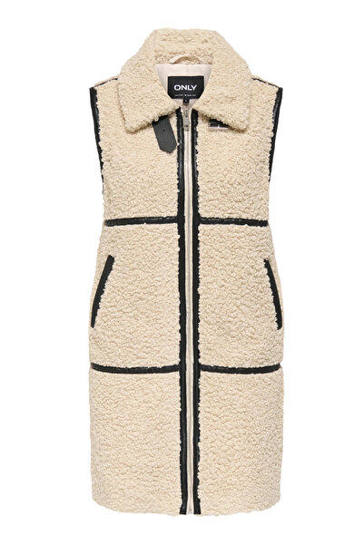 ONLY Onlparis Regular Довгий жилет на блискавці ЖИЛЕТ 15349407