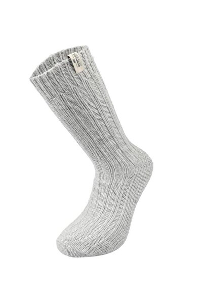 Bolero Men's Alpaca Wool Winter Socks Gray
