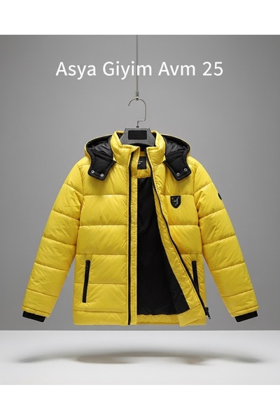 asyagiyimavm25 Asissa 💥 Çocukların Yeni Favorisi: Sarı Şişme Mont! 🌟