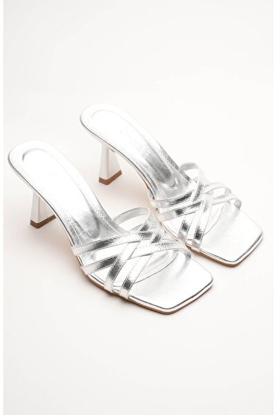 Lizzu Women's Strappy Design Heeled Slippers Core