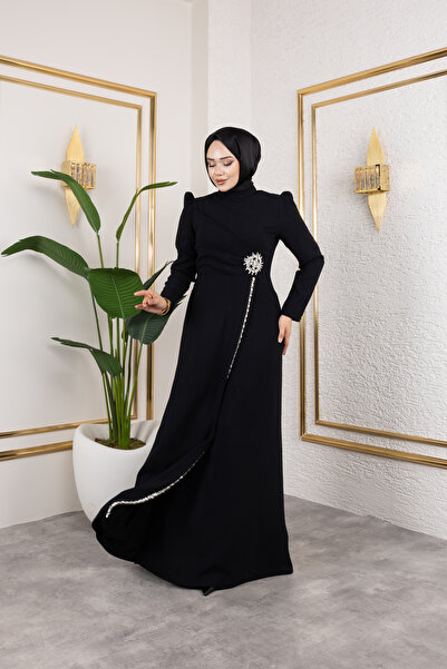 Elif Artar Güneş siyah abiye