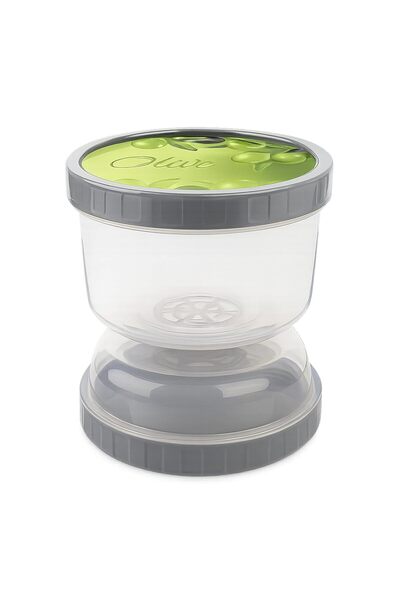 Hype Store Tasarımlı Süzgeçli Saklama Kabı – Zeytin, Turşu, Mısır İçin Akıllı...