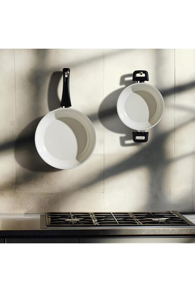 Hype Store Nehir Ceramic Black 2 Piece Pan Set