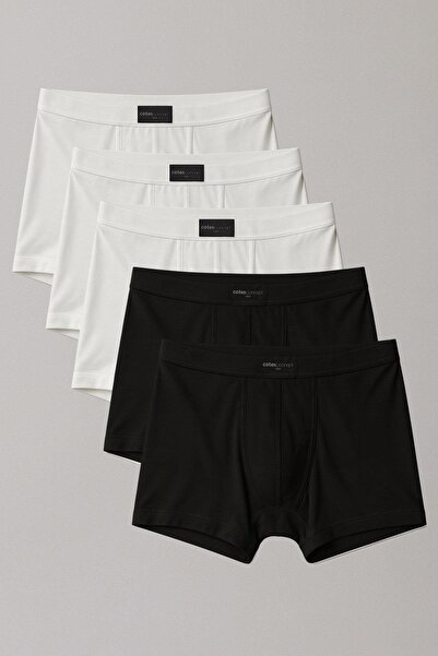 COTENCONCEPT 5 Pieces of Natural Bamboo Short Leg Boxer Shorts