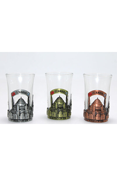 KTT Single Metal Glass Cup with Shot Glass, Stylishly Designed Functional Product