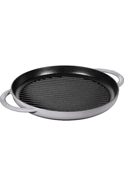 Hype Store Grill Pans Double Handle Cast Iron Grill Pan, Gray