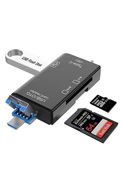 Hype Store قارئ بطاقات ذاكرة USB للسفر من Inventix لبطاقات Micro وRegular SD ...