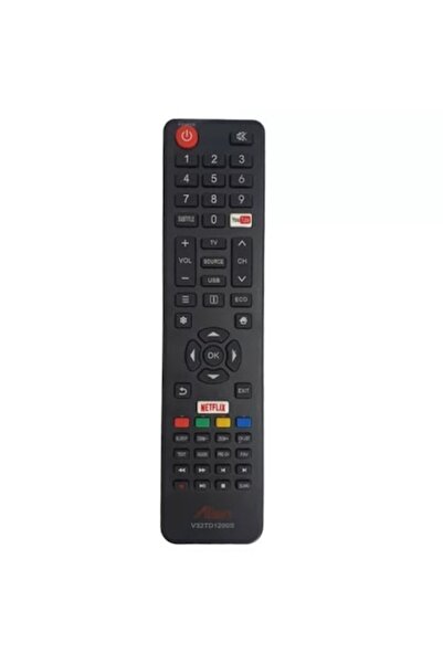 Alien Surface Professional remote control compatible with Vortex LCD (Netflix, YouTube) - V32TD1200S