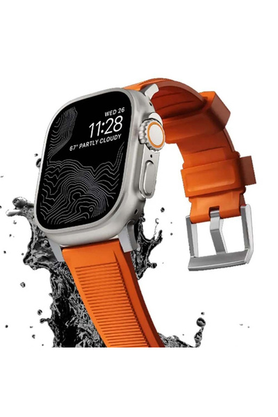ceptego Apple Watch Compatible Series 1/2/3/4/5/6/Se/7/8/9 S10-11 and 49Mm-45Mm-44Mm-42Mm Rugged Silicone Band