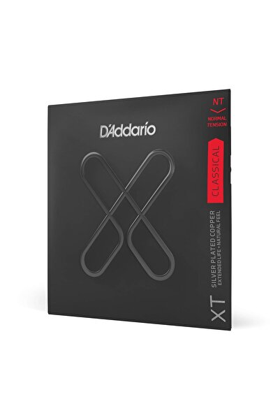 Hype Store مجموعة سلاسل جيتار كلاسيكية من D'Addario Xtc45، قلب من النايلون، م...