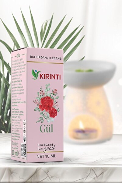 Genel Markalar KIRINTI 2000 Gül Kokulu Buhurdanlık Esansı 10 Ml