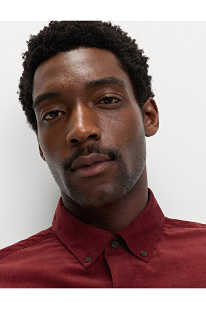 Marks & Spencer Pamuklu Kadife Gömlek