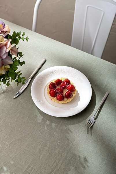 E&D Collection İstanbul Porselen Manolya Pasta Tabağı 21 cm