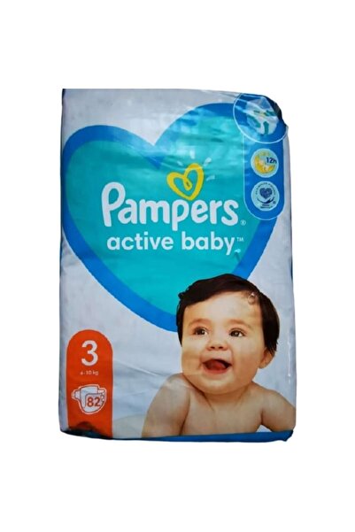 Pampers Active Baby Diapers, size 3, 6-10 kg, 82 pcs