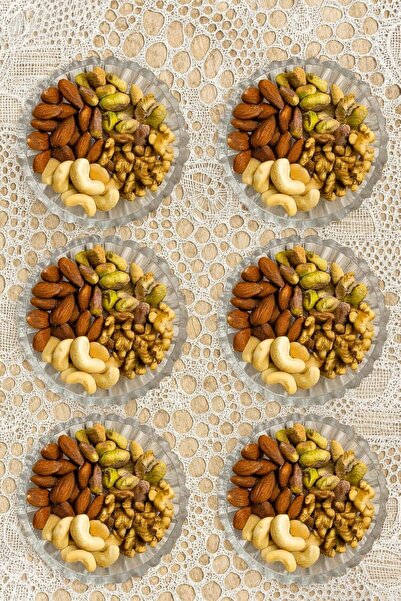 E&D Collection MTA HIGH-TECH 6’lı Yuvarlak Sunum ve Servis Tabakları, Tatlı, ...