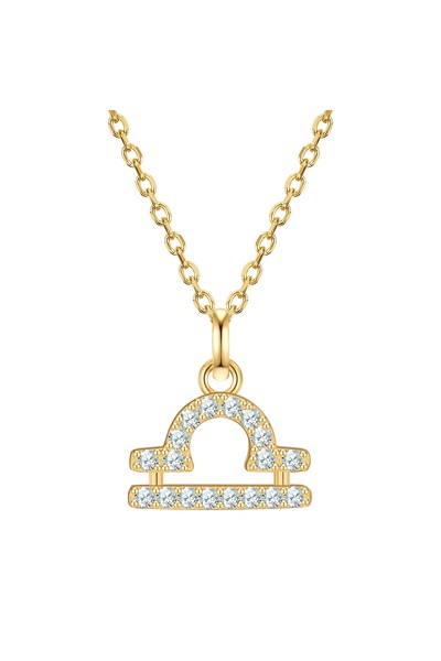 Glanzstücke München Silberhalskette Kette mit Anhänger Sterling Silber gelbgo...