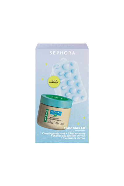 SEPHORA COLLECTION Scalp Care Set gift set, contains massage brush and exfoliator