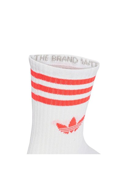 adidas Λευκές κάλτσες 3S CREW S 3P JV7404