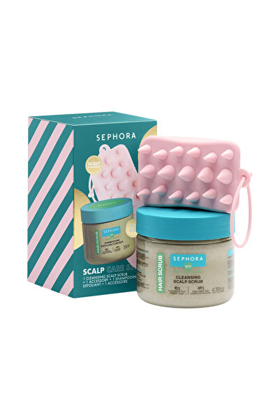 SEPHORA COLLECTION Scalp Care Set gift set, contains massage brush and exfoliator