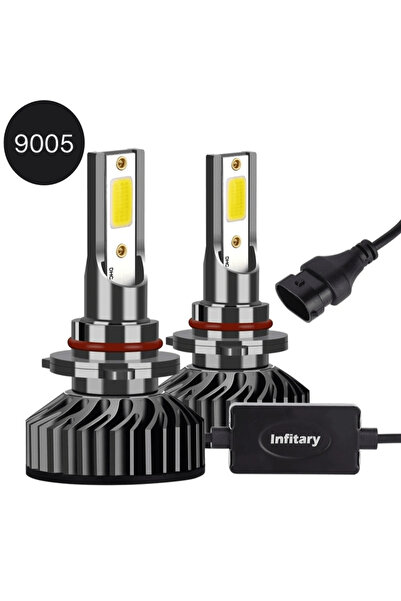 infintary Set of 2 LED Bulbs Drive Pro 9005 (Infintary, COB, F2, 6500K, CANbus, Cooling Fan)