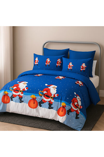 Sendia Christmas bedding with Santa Claus – for one person, 140 x 200