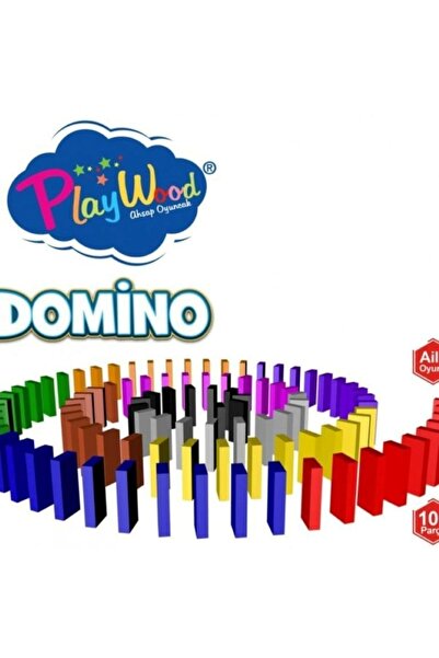 JOYFUL CHİLD Kutuda Ahşap Domino Oyunu