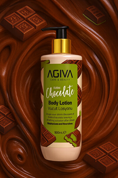 Agiva Care&Beauty Lotiune de corp Agiva Care & Beauty Body Lotion Dubai Chocolate 500 ml