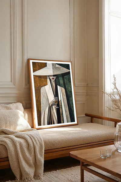 Dekorsiahome Masa dintr-o bucată cu cadru din lemn pentru sufragerie, sufrage...