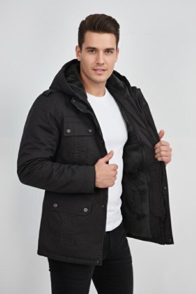 BIGAZZI Ανδρικό αθλητικό καμβάς με κουκούλα Parka 85133 BGL-ST04882