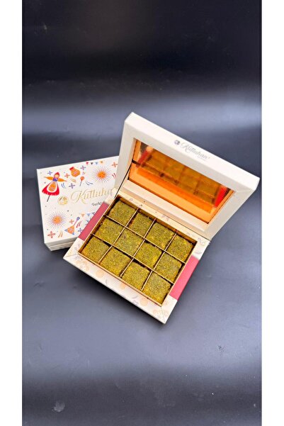 Said Zade Chocolate Baklava with Pistachios Turkish Delight in Gift Box, Turk...