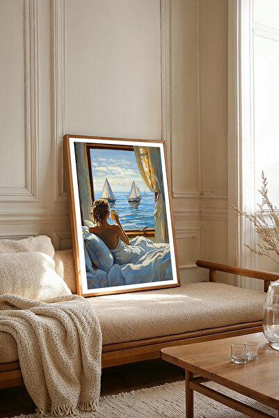 Dekorsiahome Τραπέζι σαλονιού κουζίνας με ξύλινο πλαίσιο μονοκόμματο TK1828