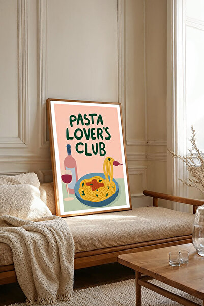 Dekorsiahome Tek Parça Ahşap Çerçeveli Oturma Odası Salon Mutfak Tablosu TK1900