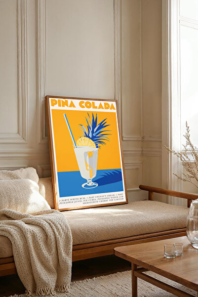 Dekorsiahome Τραπέζι σαλονιού κουζίνας με ξύλινο πλαίσιο μονοκόμματο TK1901