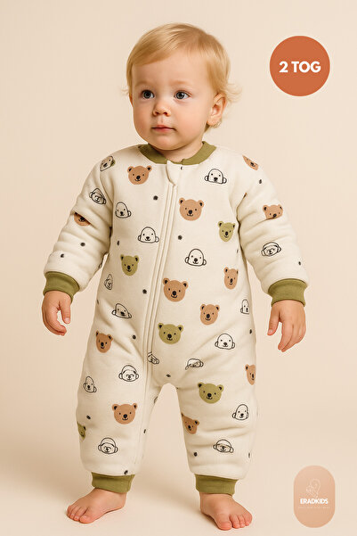 eradkids Organic Cotton Baby Winter Sleeping Bag with Koala Detail Fiber Filling / 2Tog Sleeping Bag